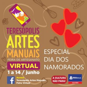 Cultura realiza edição Dia dos Namorados da Feira Artes Manuais Teresópolis  - Terê Total